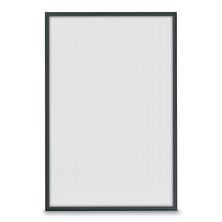 United Visual Products Drop-In Shadowbox, 24"x24", Walnut/Rubber UVSB2424-WALNUT-RUBBER